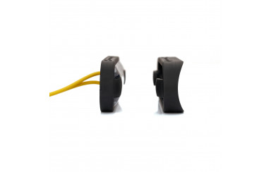 Габаритный фонарь LD3211GR 12-24v Желтый «GRAPHITE» 