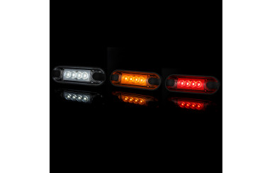 Габаритный фонарь "Slim" 4LED 12-24v Красный LD3212