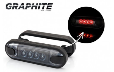 Габаритный фонарь LD3212GR 12-24v Красный «GRAPHITE» 