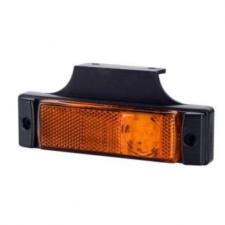 Габаритный фонарь с кронштейном LED 12-24V Желтый LD0128W