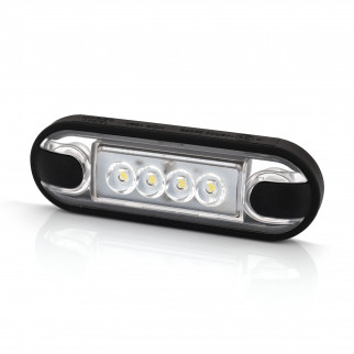 Габаритный фонарь "Slim" 4LED 12-24v Белый LD3210