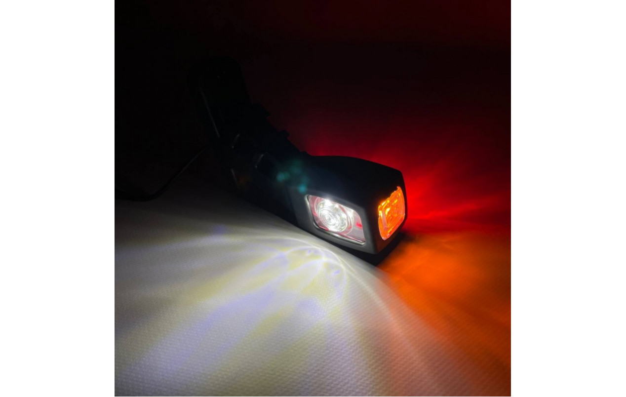 Габаритный фонарь трехцветный 14 см LED 12-24v FR