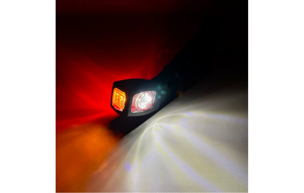 Габаритный фонарь трехцветный 20 см LED 12-24v FR