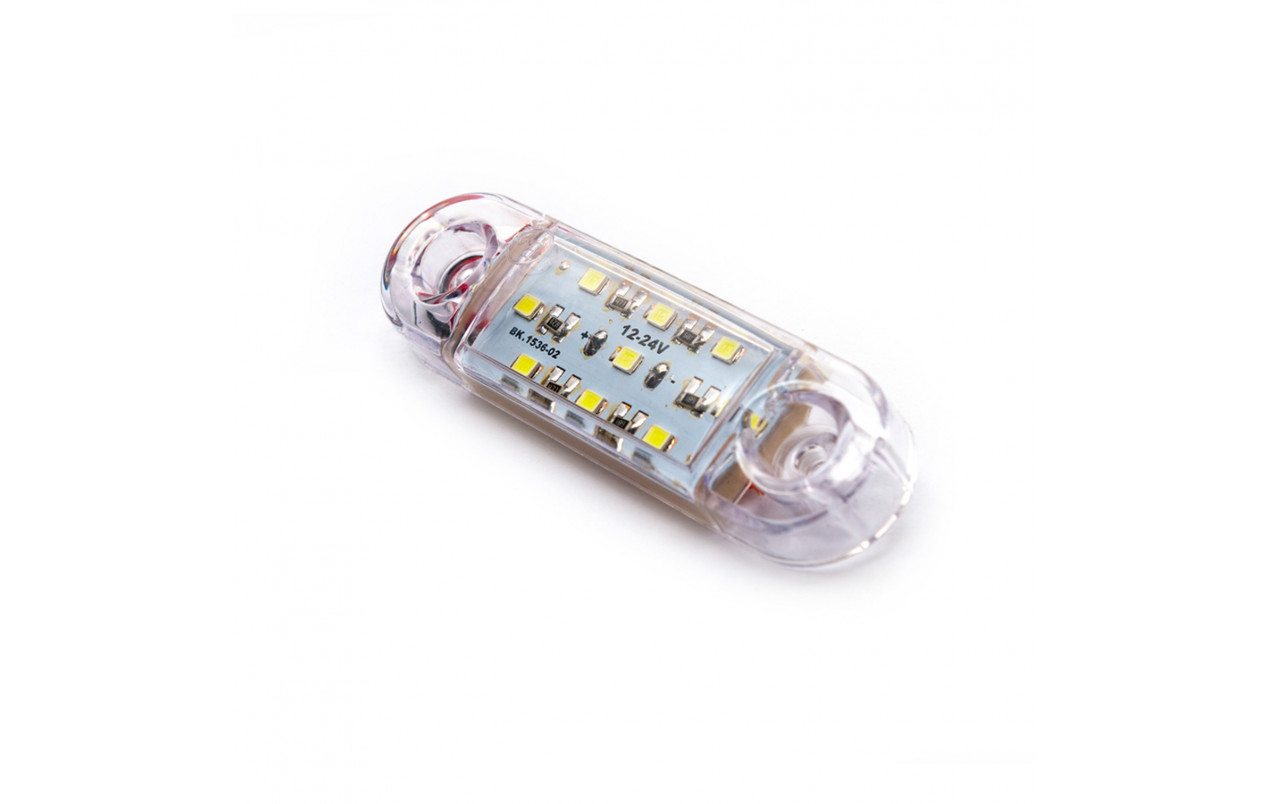 Габаритний ліхтарик Білий 12-24v 9LED FR