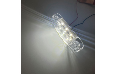 Габаритний ліхтарик Білий 12-24v 9LED FR