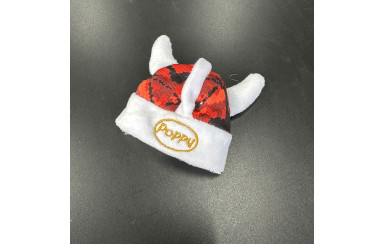 Шапочка викинга для освежителей POPPY, красная