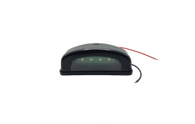 Фонарь подсветки номера 12-24v Черный M720407