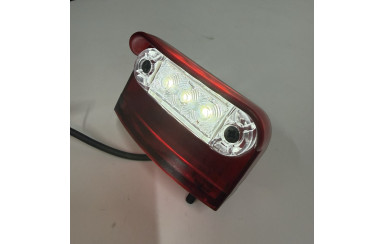 Фонарь подсветки номера красный 24v LED FR