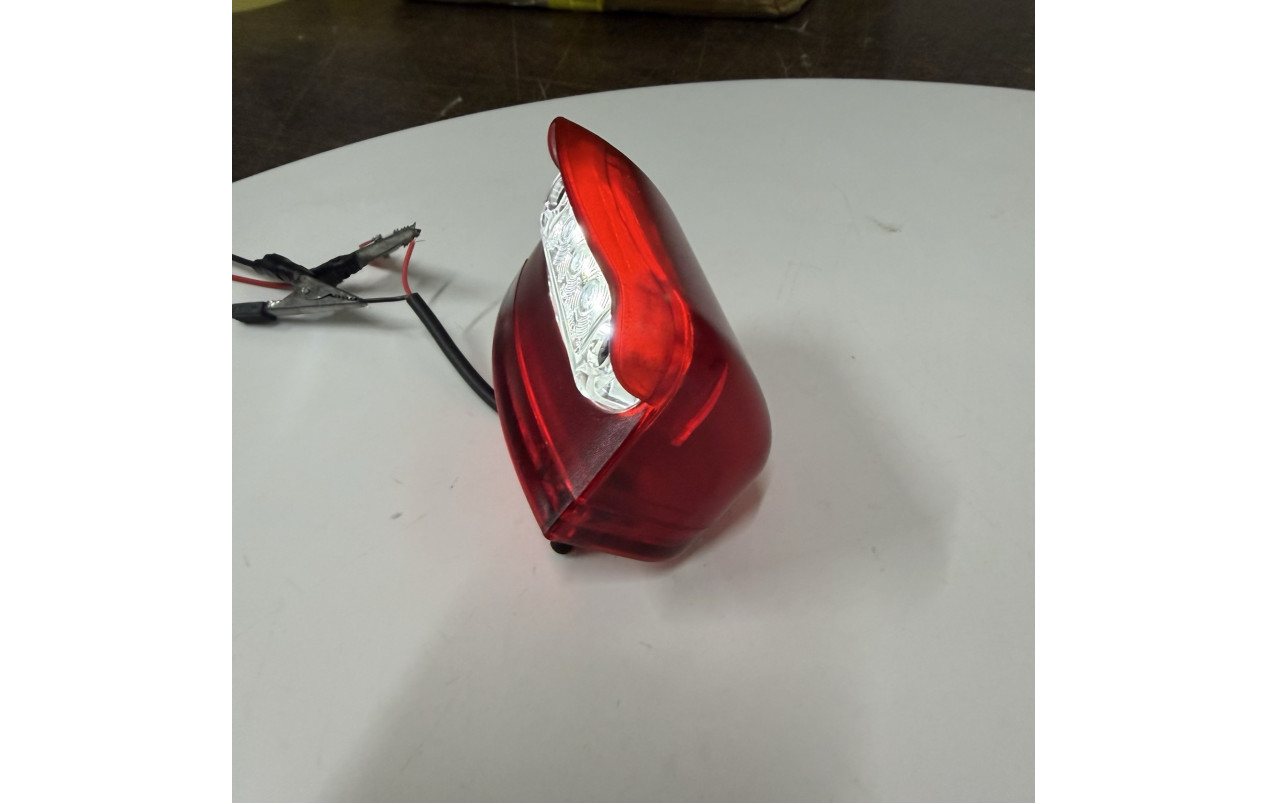 Фонарь подсветки номера красный 24v LED FR