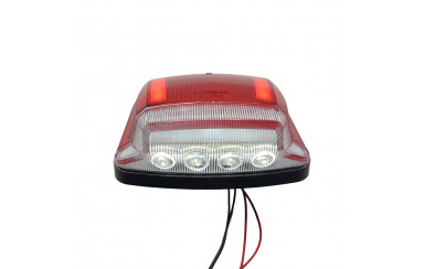 Подсветка номера LED 24v Красная с габаритом