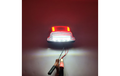 Подсветка номера LED 24v Красная с габаритом