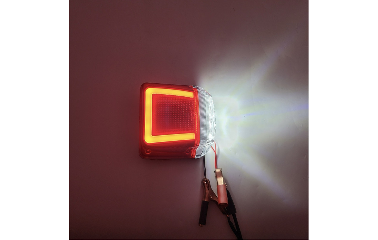 Подсветка номера LED 24v Красная с габаритом