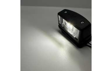 Подсветка номера WAS W54-246 черная 12-24v LED