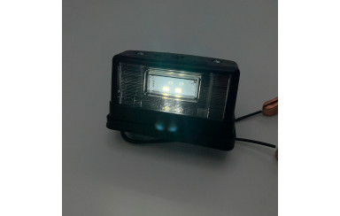 Подсветка номера WAS W54-246 черная 12-24v LED