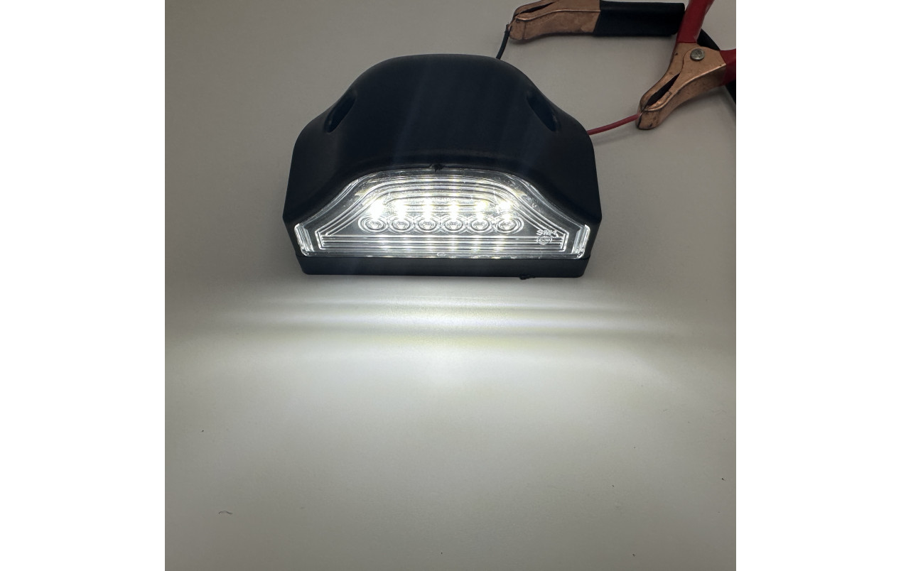 Подсветка номера черная LED 12-24v