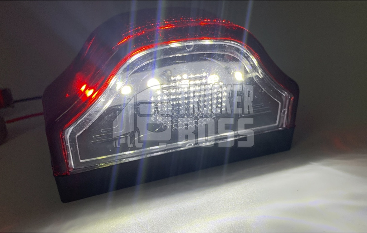 Підсвітка номера червона LED 12-24v