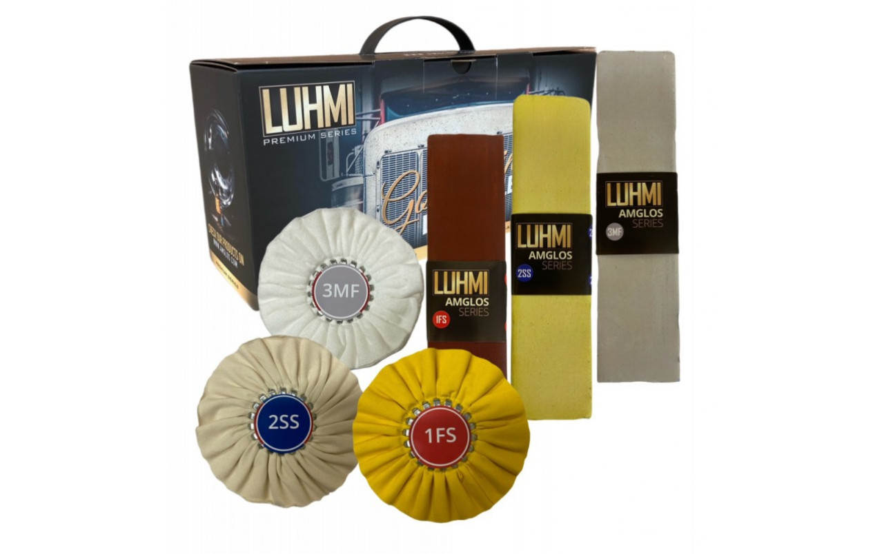 Набор LUHMI 3 Step MINI для трёхэтапной полировки алюминия