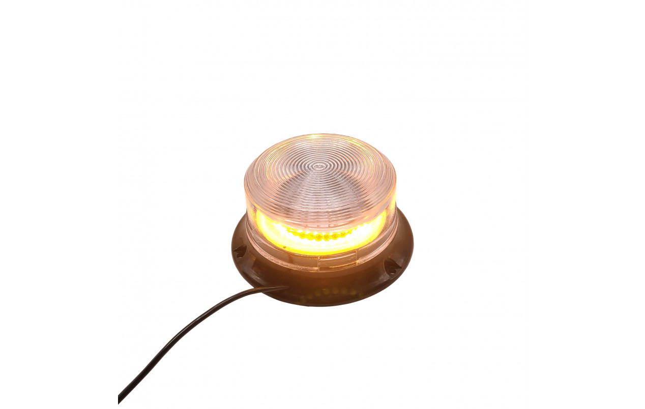 Проблесковый маячок желтый LED 12-24v от прикуривателя