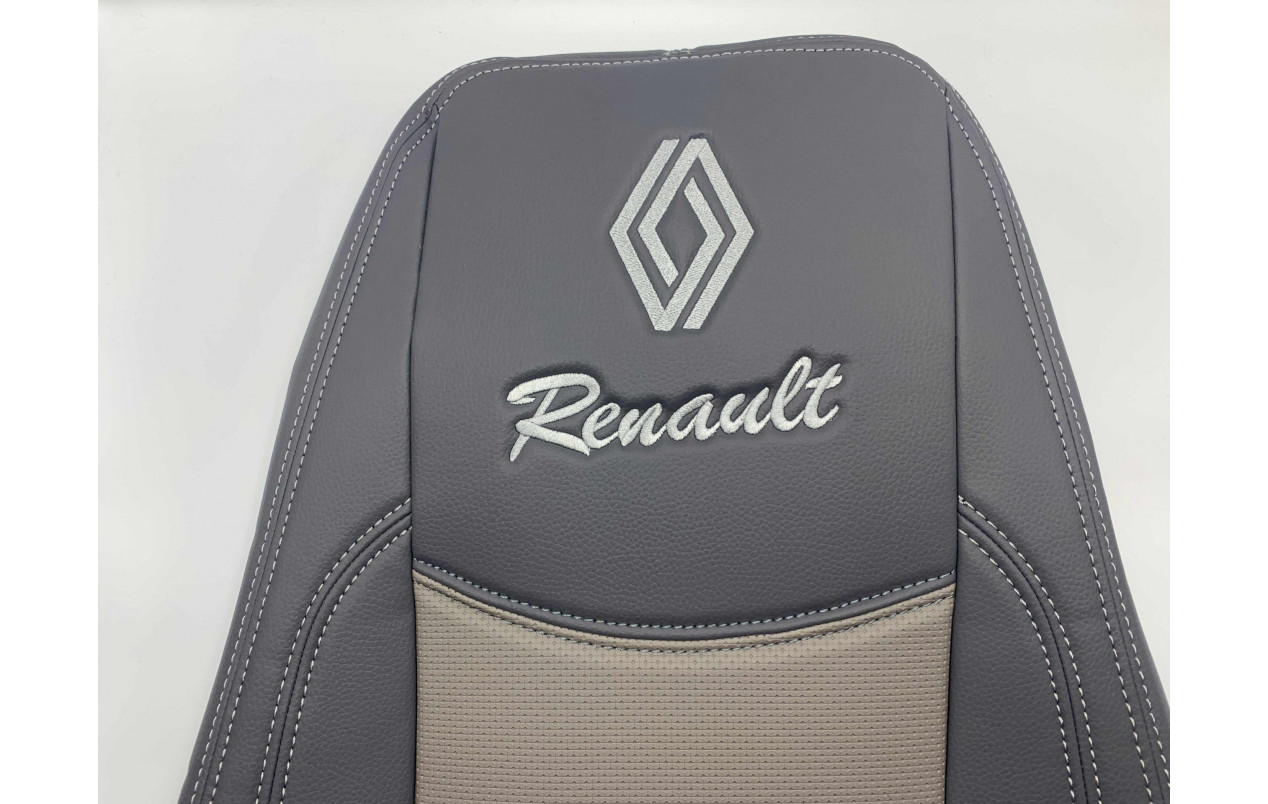 Чехлы на сиденье Renault Premium 400-420-440-450-460 Серые