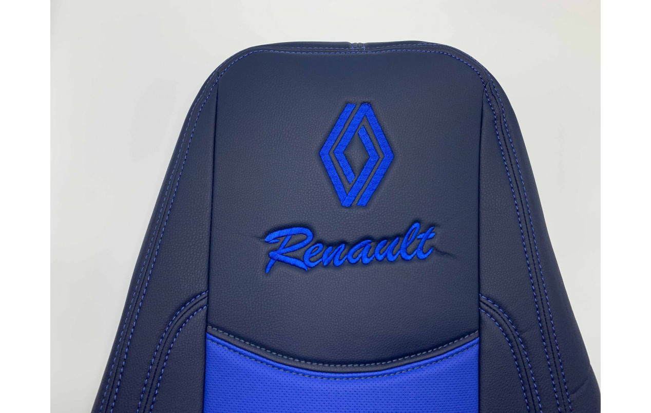 Чехлы на сиденье Renault Premium 400-420-440-450-460 Синие