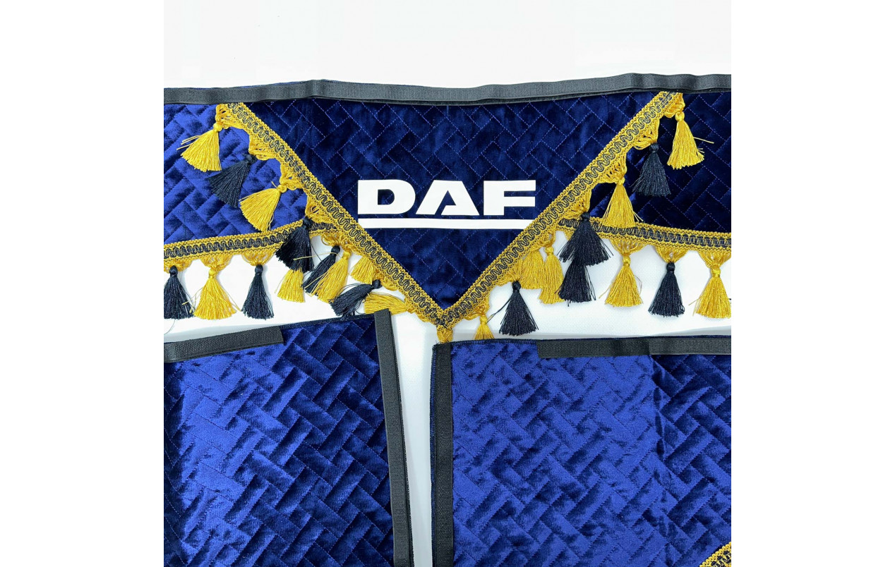 Шторки флок вимпел світловідбивні "DAF" Електрик