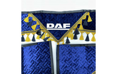 Шторки флок вымпел светоотражающие "DAF" Электрик