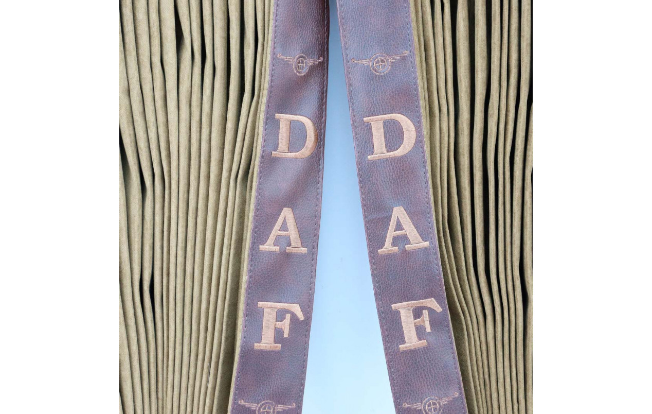 Ночные шторы Holland style "DAF" Коричневые