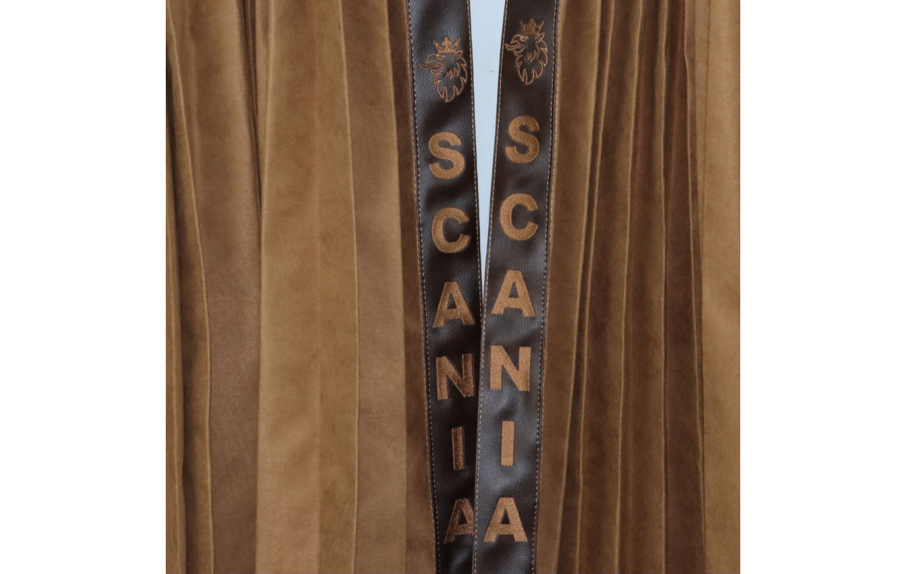 Ночные шторы Holland style "SCANIA" Коричневые