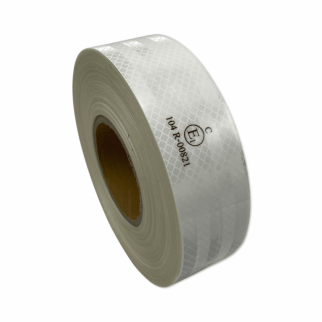 Стрічка світловідбивна для маркування кузова біла Е1