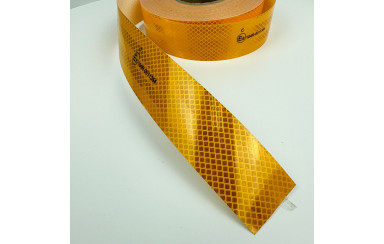 Стрічка світловідбивна для кузова Жовта 50м Е8