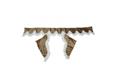 Шторка на лобовое + боковые окна Holland бежевые 2-х сторонняя