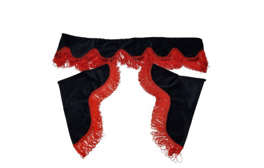 Шторка на лобовое + боковые окна Holland черные 2-х сторонняя