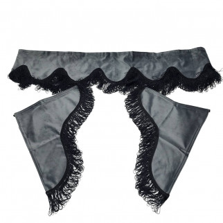 Шторка на лобовое + боковые окна Holland серые 2-х сторонняя