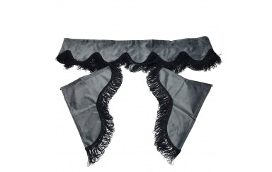 Шторка на лобовое + боковые окна Holland серые 2-х сторонняя