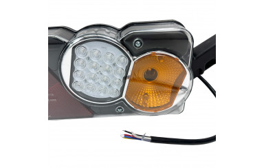 Задний фонарь W39DZP WAS 24v с габаритом LED + лампы правый