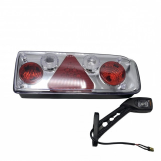 Фонарь задний KOGEL, KRONE с разъемом и выносным габаритом RH