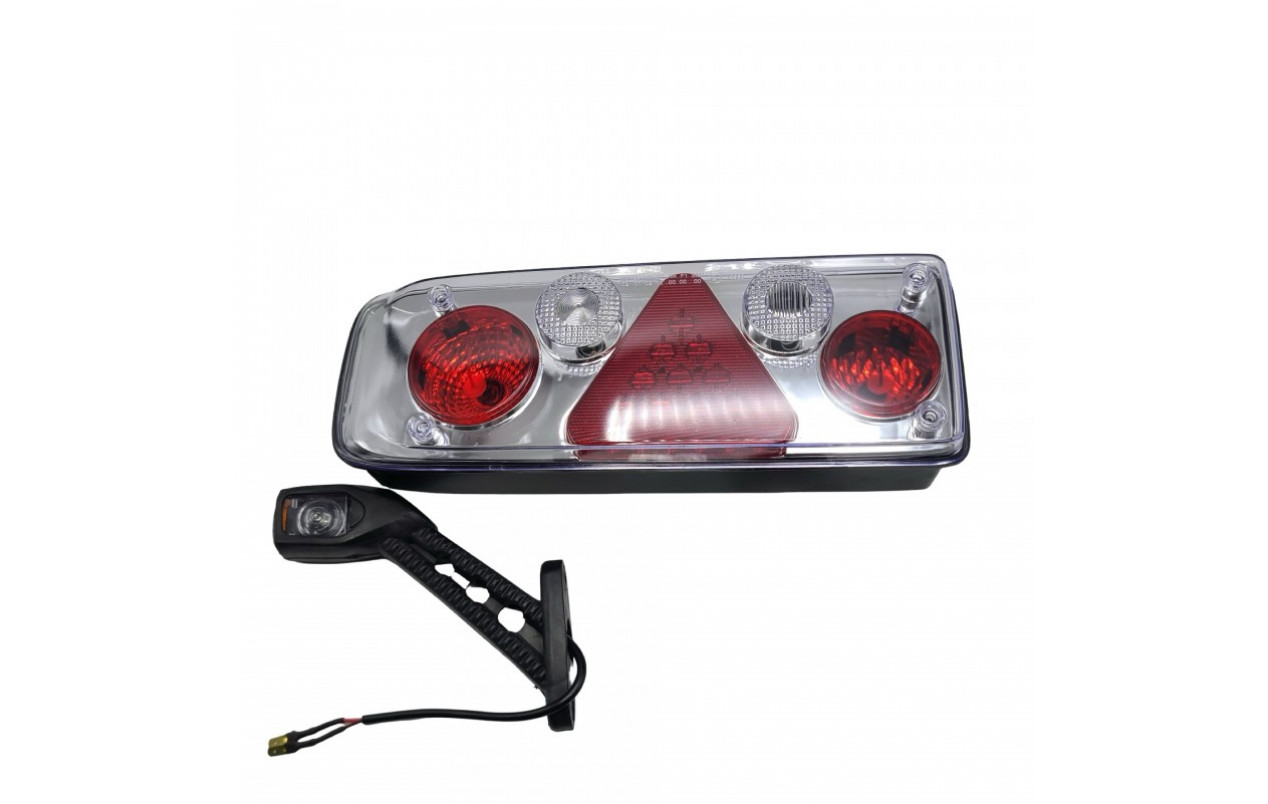 Фонарь задний KOGEL, KRONE с разъемом и выносным габаритом LH