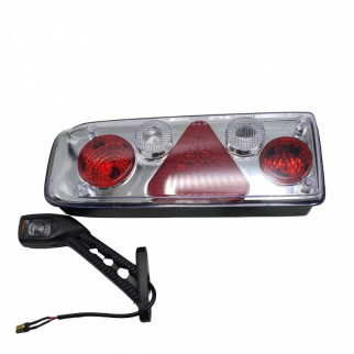 Фонарь задний KOGEL, KRONE с разъемом и выносным габаритом LH